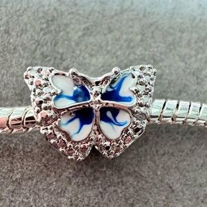 Blue Butterfly Charm fits PANDORA‎